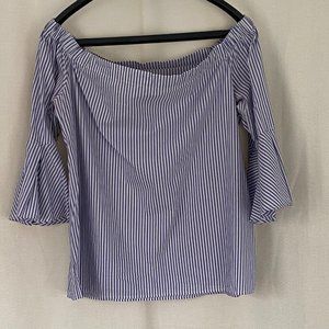 H&M Off the Shoulder Top with Bell Sleeve